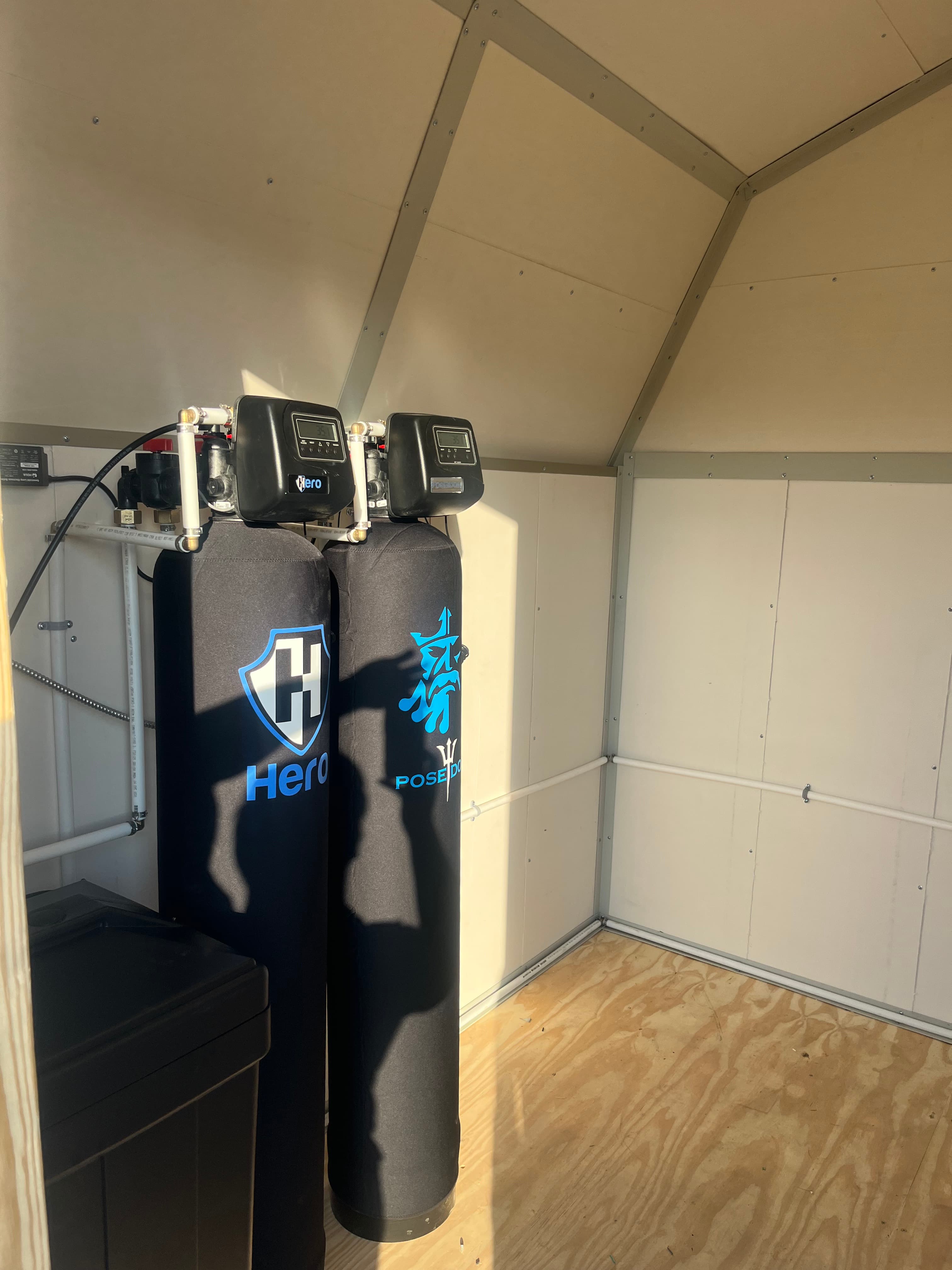 Poseidon and Hero whole-home filtration systems